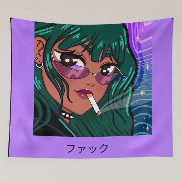 Item preview, Aesthetic anime designed and sold by Hoetoons.