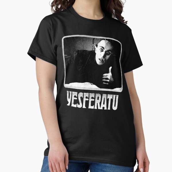 Item preview, Yesferatu funny Nosferatu positive goth horror lover gift meme  designed and sold by Johannesart.