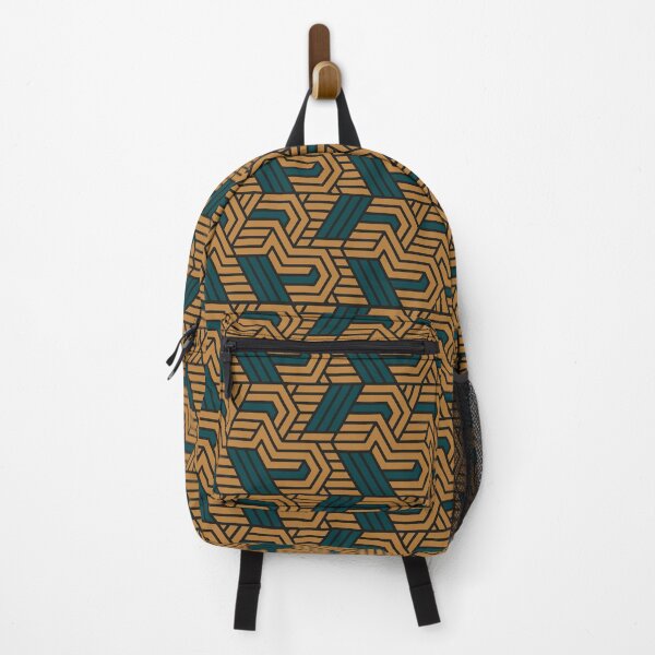 Item preview, gold and blue tiled pattern designed and sold by Z0nked.