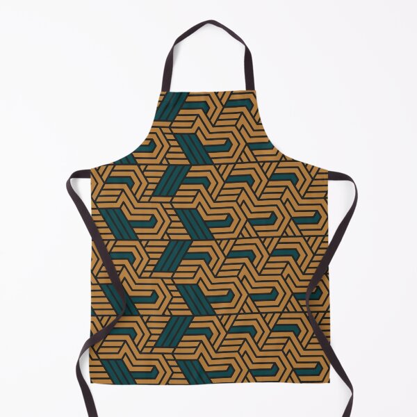 Item preview, gold and blue tiled pattern designed and sold by Z0nked.