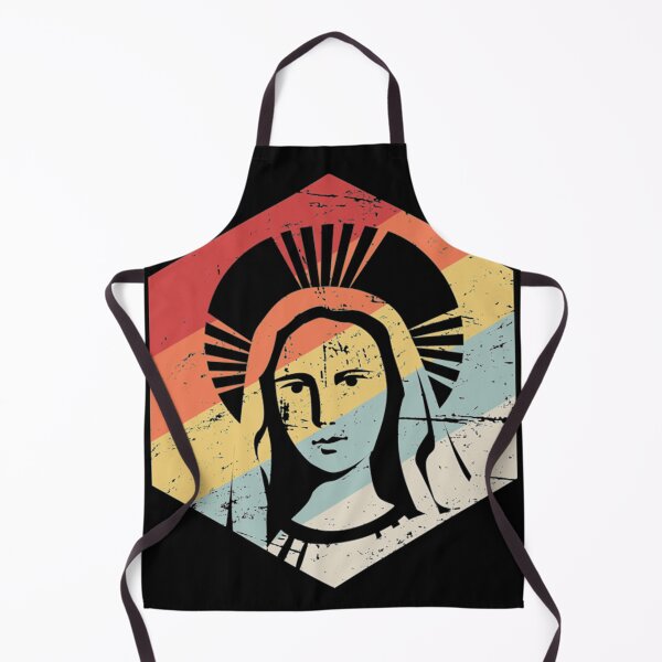 Item preview, Retro 70s Catholic Virgin Mary Icon designed and sold by MisukoMarvin.