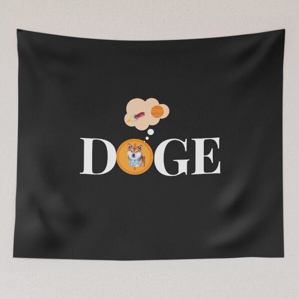 Item preview, Dogecoin to the moon. designed and sold by raweekarn.