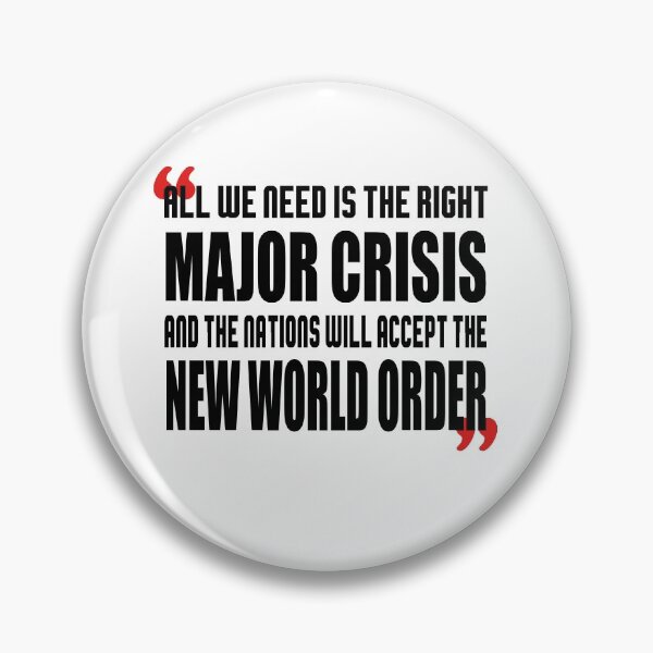 Item preview, All We Need Is Major Crisis - New World Order - Rockefeller, Conspiracy, Agenda 21, Illuminati, Banksters, designed and sold by Youniverse1111.