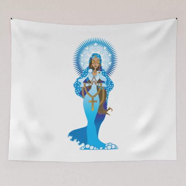 Item preview, The Virgin Mary Blue designed and sold by MisukoMarvin.