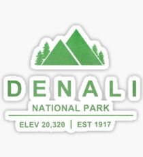 Denali National Park, Alaska Sticker
