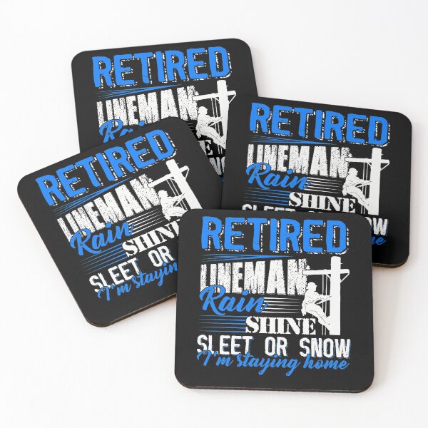 Item preview, retied lineman rain shine sleet on snow im stay home designed and sold by BrennaEirlys.