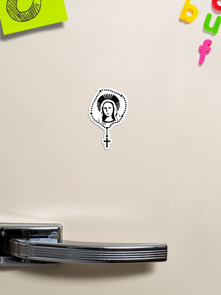 Débardeur Humoristique "Le Saint Chapelet Vierge Marie" - Cadeau Chrétien/catholique Drôle, Coupe Classique