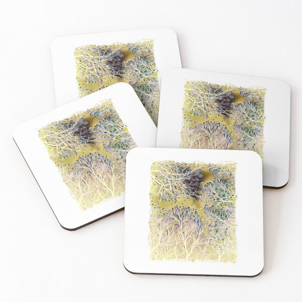 Item preview, Tree Canopy Mustard Background designed and sold by Capuletdesigns.