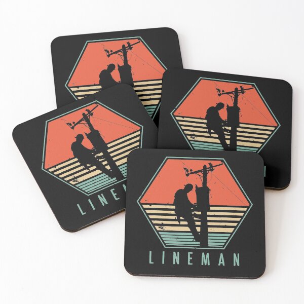 Item preview, Vintage lineman retro linework,lineworker,power lineman,tradesman,transmission lineman,l designed and sold by BrennaEirlys.
