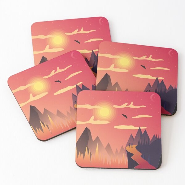 Item preview, Sunset on a mountain trail designed and sold by Ilya Shishkin.