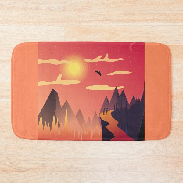 Item preview, Sunset on a mountain trail designed and sold by Ilya Shishkin.