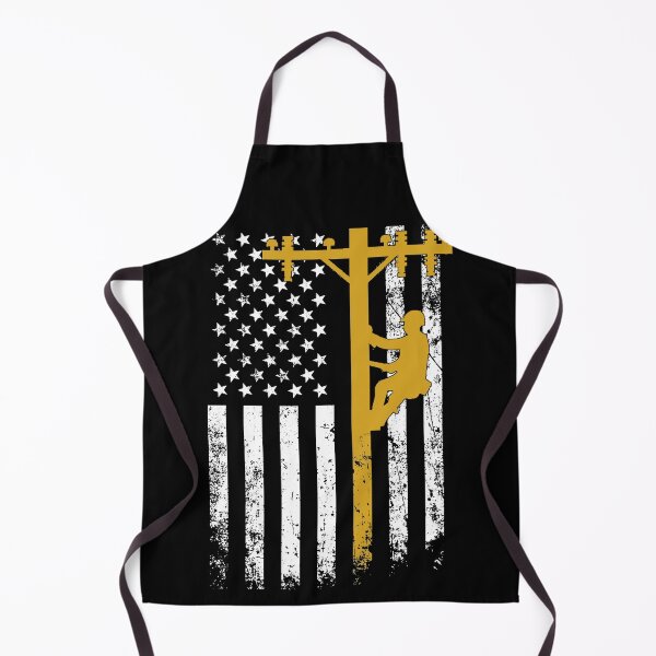 Item preview, america lineman powerline technician,powerline worker,tradesman, designed and sold by BrennaEirlys.