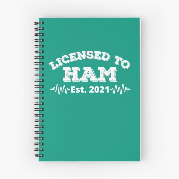 Item preview, Passed Amateur Radio license Design, Licensed to Ham, Established 2021 designed and sold by Click-Like.