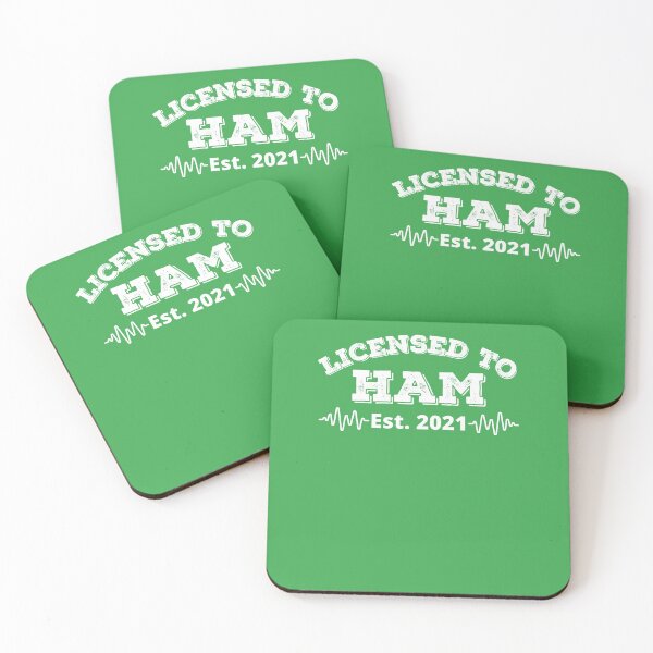 Item preview, Passed Amateur Radio license Design, Licensed to Ham, Established 2021 designed and sold by Click-Like.
