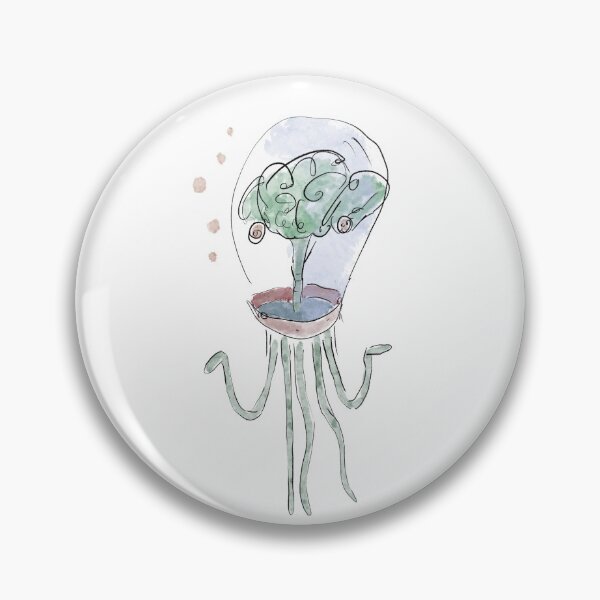 Item preview, Floating brain alien designed and sold by Matt Corrigan.