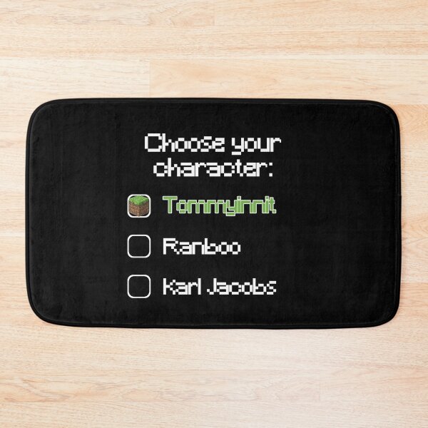 Item preview, Choose your character - Tommyinnit (2) designed and sold by 2Girls1Shirt.
