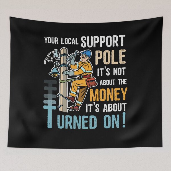 Item preview, Support Pole Lineman designed and sold by BrennaEirlys.
