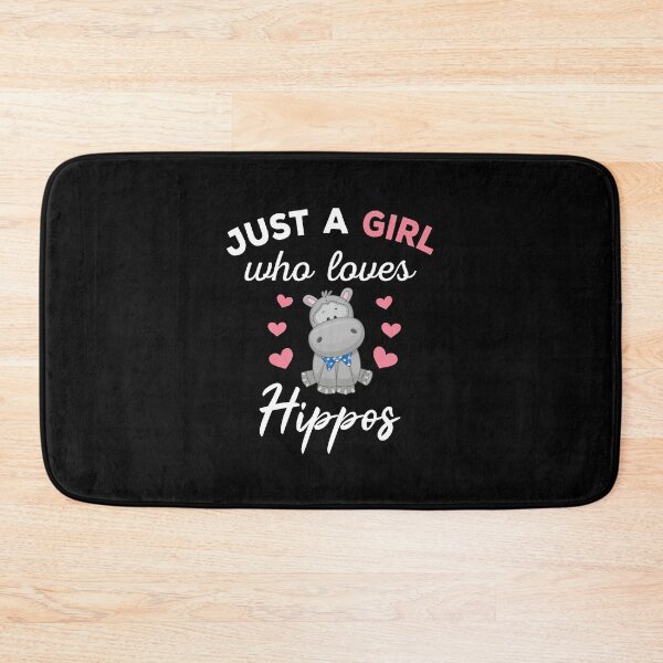 Item preview, Just A Girl Who Loves Hippos - Cute and Funny Hippos Lover designed and sold by ReadyArt.