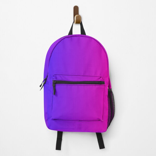 Item preview, Mochila Neon Gradient Blue Pink (de izquierda a derecha) designed and sold by wavethreat.