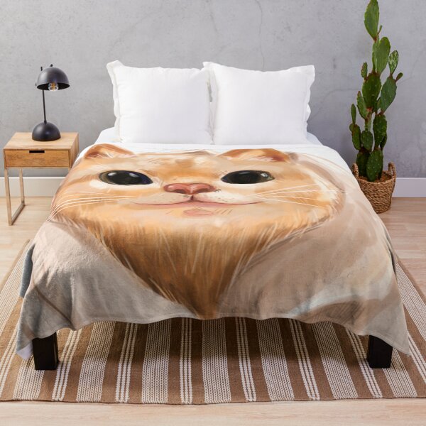 Item preview, Funny cute cat under the covers designed and sold by darkmoonlight-.