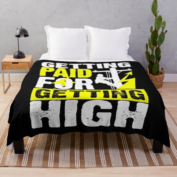 Item preview, Getting paid for getting high lineman gift designed and sold by BrennaEirlys.
