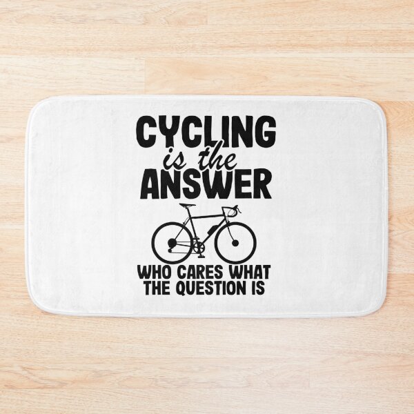 Item preview, Cycling Is The Answer Funny Cyclist Quote Biker Gift designed and sold by Stronzi.