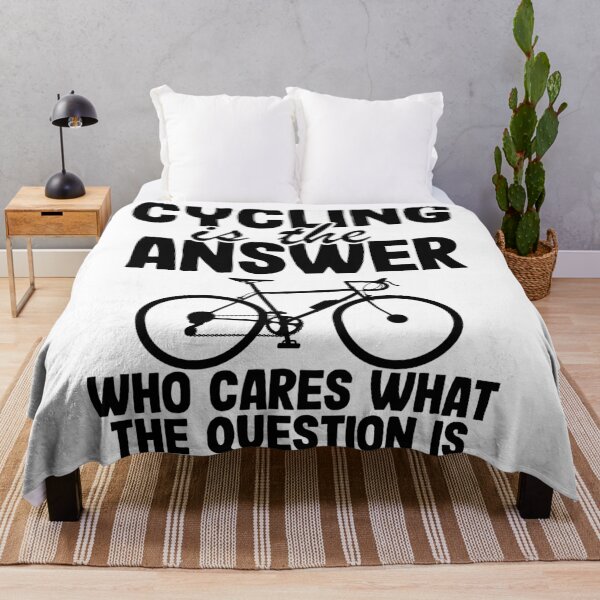Item preview, Cycling Is The Answer Funny Cyclist Quote Biker Gift designed and sold by Stronzi.