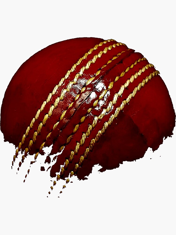 Imagen 3 de 3, Pegatina con la obra Aficionado al cricket, diseñada y vendida por adifreelancing.