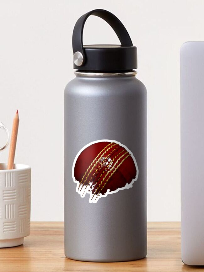 Imagen 1 de 3, Pegatina con la obra Aficionado al cricket, diseñada y vendida por adifreelancing.