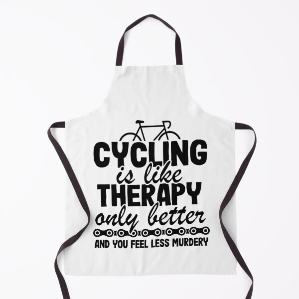 Item preview, Cycling Is Like Therapy Only Better Funny Cyclist Gift Biking designed and sold by Stronzi.