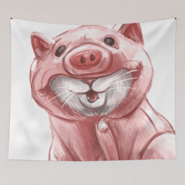 Item preview, Funny cat in a pig's clothes designed and sold by darkmoonlight-.