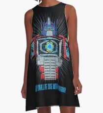 One with the Matrix A-Line Dress