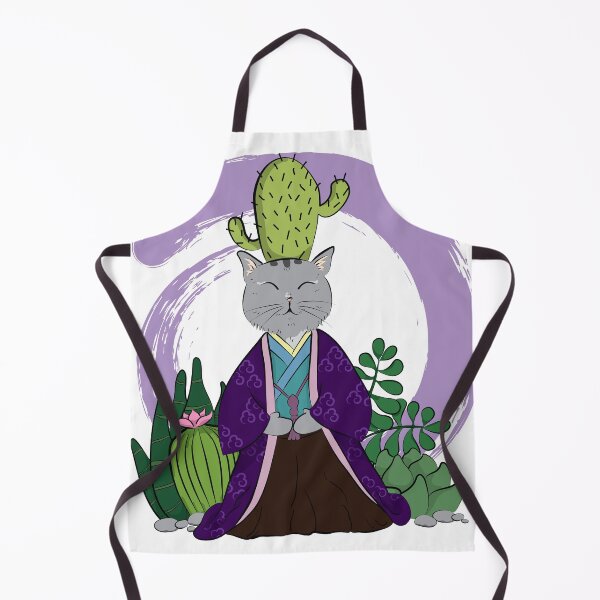 Item preview, Zen cats - Succulent - Purple designed and sold by debuneko.