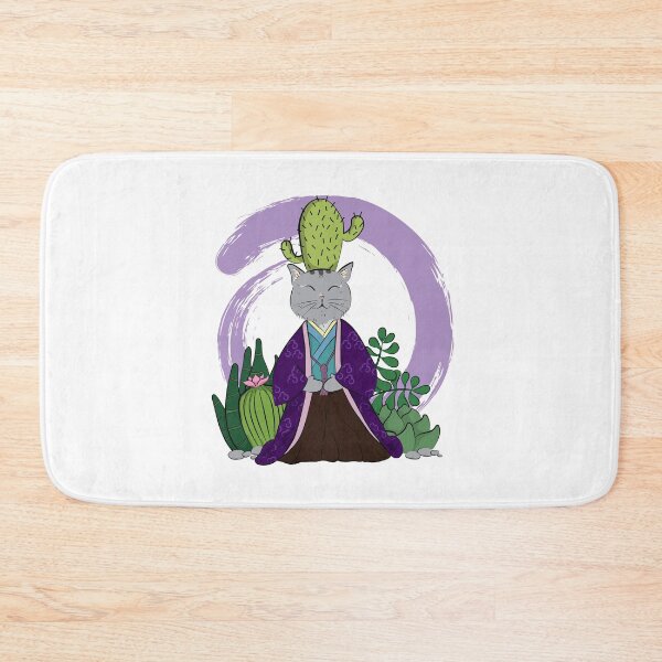Item preview, Zen cats - Succulent - Purple designed and sold by debuneko.