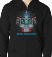 One with the Matrix Zipped Hoodie