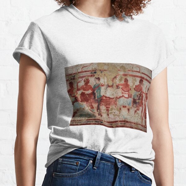 A banquet in Etruria, painted in 450 BC Classic T-Shirt