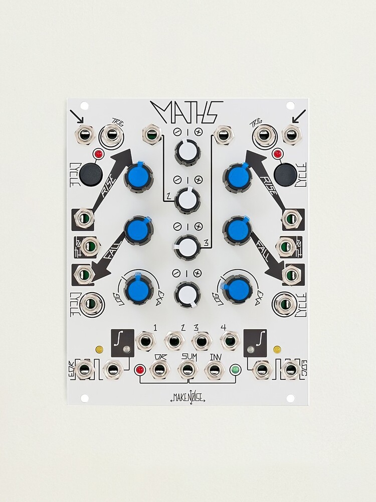 Make Noise Maths Eurorack Modular Synth Function Generator | Photographic  Print