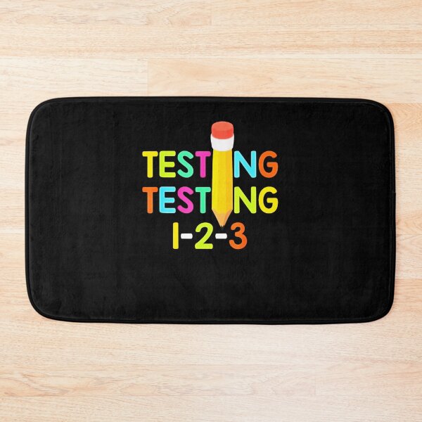 Item preview, Test Day Teacher Exam Testing 1-2-3 designed and sold by RessieStokes.