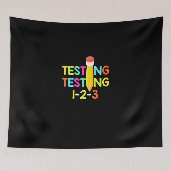 Item preview, Test Day Teacher Exam Testing 1-2-3 designed and sold by RessieStokes.