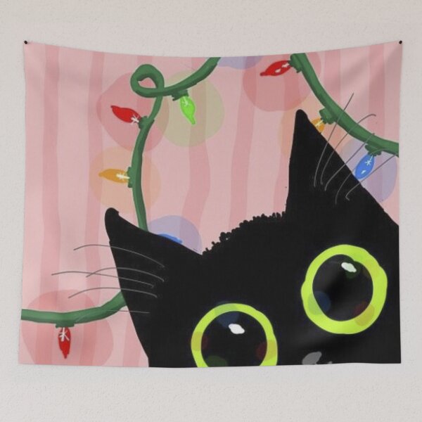 Item preview, Peeking-black-cat designed and sold by Kirollos9.
