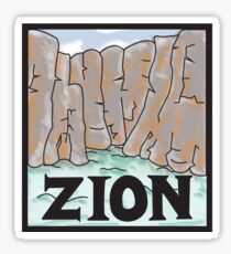 Zion Narrows Sticker