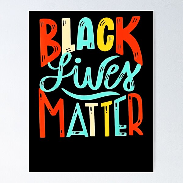 Item preview, Vintage BLM Shirt Black Lives Matter Retro 70s 80s Style BLM designed and sold by RessieStokes.