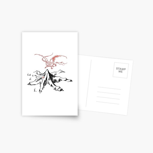 Der einsame Berg Postkarte