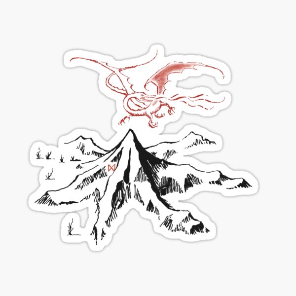 The Lonely Mountain Sticker