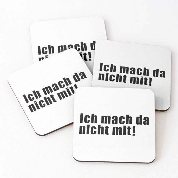 Item preview, Ich mach da nicht mit! (in black)  designed and sold by deynaaz.