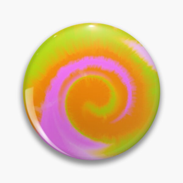 Item preview, Aesthetic Groovy Fuzzy Tie Dye Spiral Wave - Fuchsia, Orange, and Lime Green  designed and sold by Cosmic-Ferret.