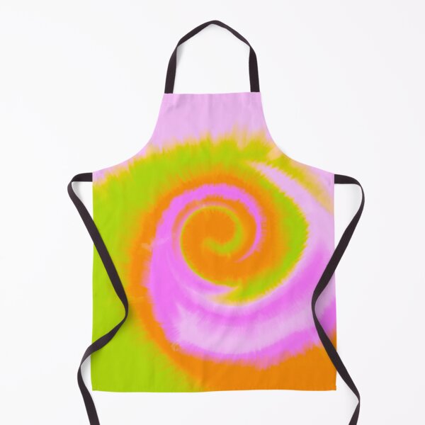 Item preview, Aesthetic Groovy Fuzzy Tie Dye Spiral Wave - Fuchsia, Orange, and Lime Green designed and sold by Cosmic-Ferret.