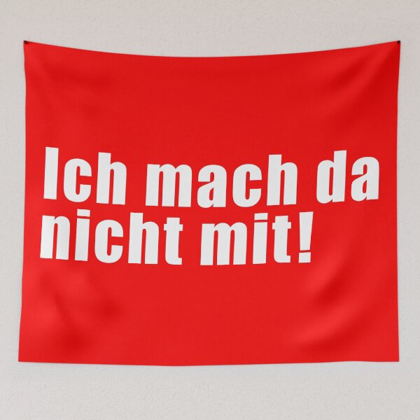 Item preview, Ich mach da nicht mit! (in white)  designed and sold by deynaaz.