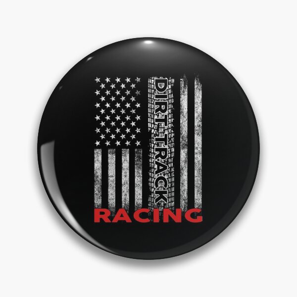 Item preview, Dirt Track Racing American Flag designed and sold by Ilyayao.