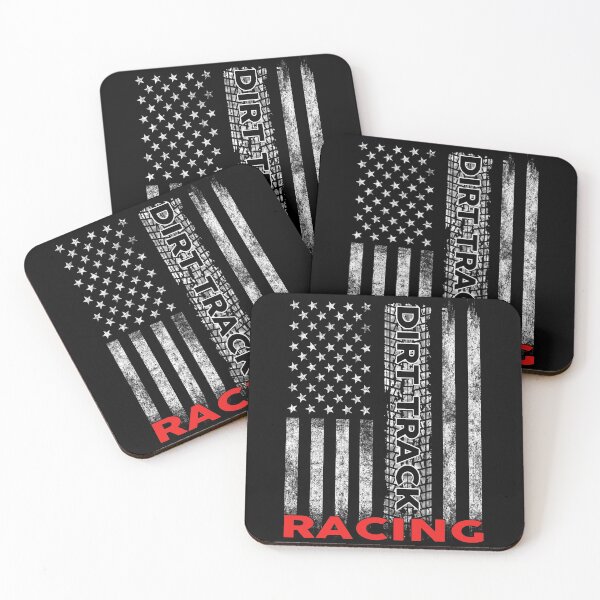 Item preview, Dirt Track Racing American Flag designed and sold by Ilyayao.